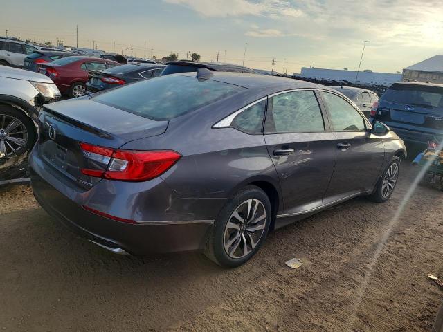 1HGCV3F44KA012662 - 2019 HONDA ACCORD HYBRID EX GRAY photo 3