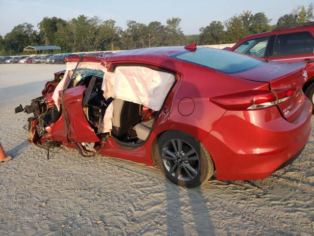 5NPD84LF0HH009958 - 2017 HYUNDAI ELANTRA SE RED photo 2