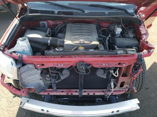 5TFDW5F11HX645899 - 2017 TOYOTA TUNDRA CREWMAX SR5 RED photo 11