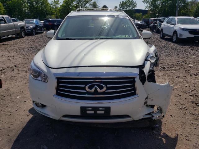 5N1AL0MM3EC517402 - 2014 INFINITI QX60 WHITE photo 5