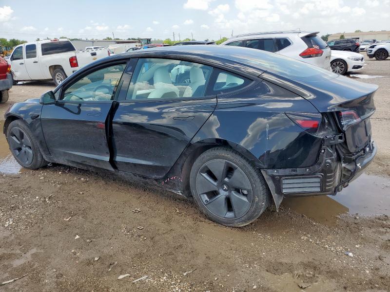 5YJ3E1EA9PF563761 - 2023 TESLA MODEL 3 BLACK photo 2