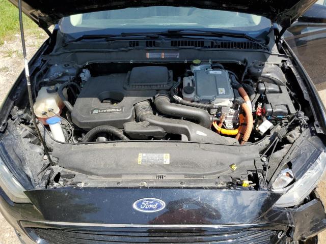 3FA6P0LU9KR197005 - 2019 FORD FUSION SE BLACK photo 11