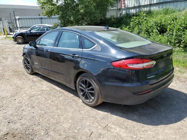 3FA6P0LU9KR197005 - 2019 FORD FUSION SE BLACK photo 2