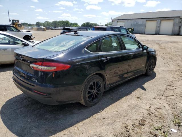 3FA6P0LU9KR197005 - 2019 FORD FUSION SE BLACK photo 3