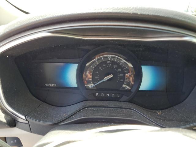 3FA6P0LU9KR197005 - 2019 FORD FUSION SE BLACK photo 9