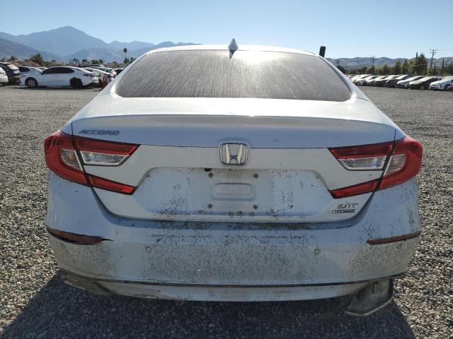 1HGCV2F96MA032663 - 2021 HONDA ACCORD TOURING WHITE photo 6