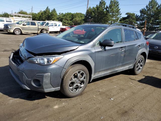 JF2GTHSC9MH300141 - 2021 SUBARU CROSSTREK SPORT GRAY photo 1