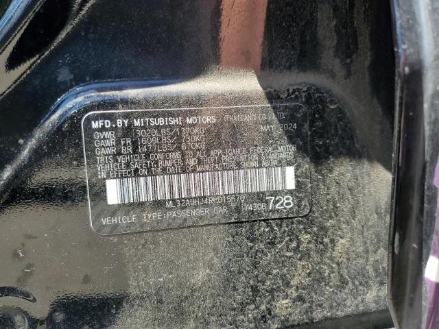 ML32AUHJ4RH015676 - 2024 MITSUBISHI MIRAGE ES 黑色 照片 13