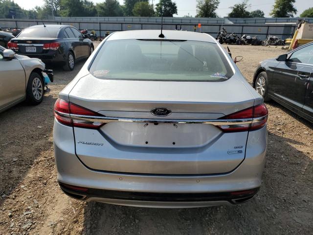 3FA6P0T93HR396748 - 2017 FORD FUSION SE SILVER photo 6