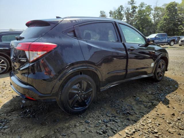 3CZRU6H10MM715482 - 2021 HONDA HR-V SPORT შავი ფოტო 3