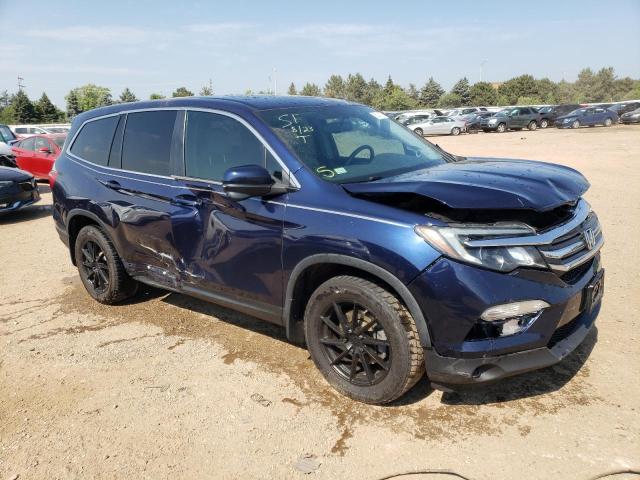 5FNYF5H85GB039574 - 2016 HONDA PILOT EXL BLUE photo 4