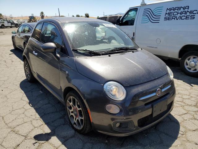 3C3CFFBR1FT624254 - 2015 FIAT 500 SPORT GRAY photo 4