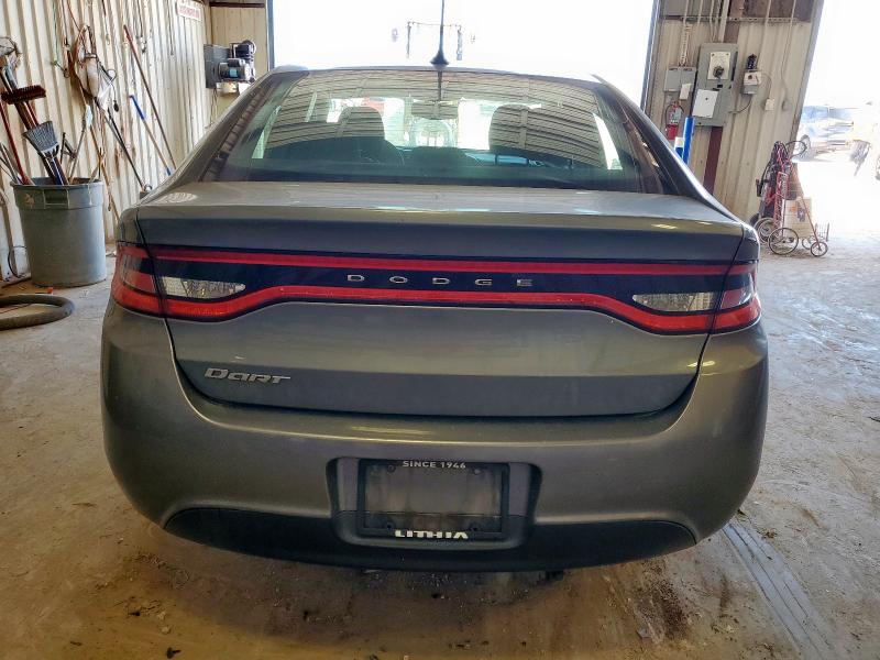 1C3CDFAAXDD175113 - 2013 DODGE DART SE GRAY photo 6