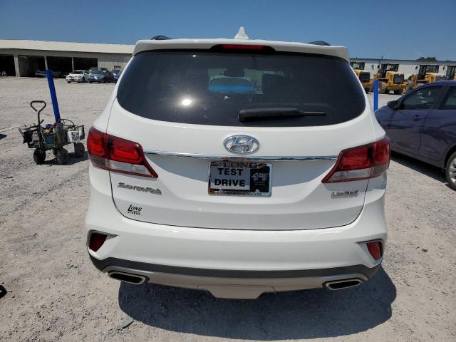 KM8SN4HF8HU174036 - 2017 HYUNDAI SANTA FE SE WHITE photo 6