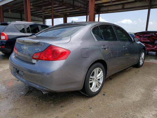 JN1CV6AR0DM356447 - 2013 INFINITI G37 GRAY photo 3