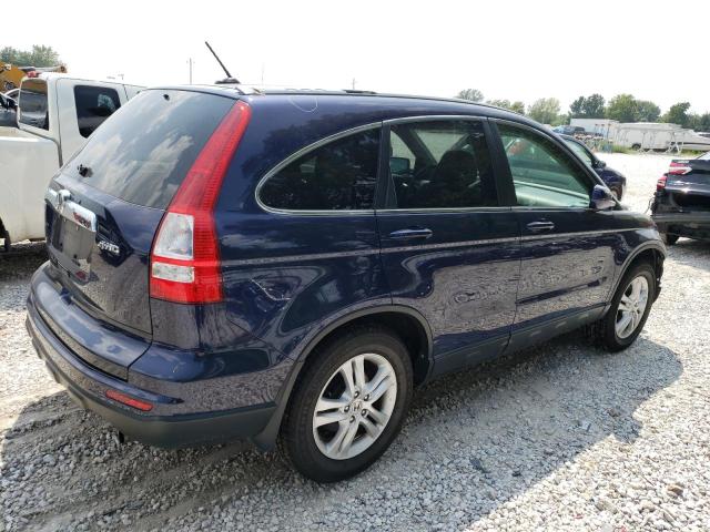 5J6RE4H76BL097234 - 2011 HONDA CR-V EXL BLUE photo 3