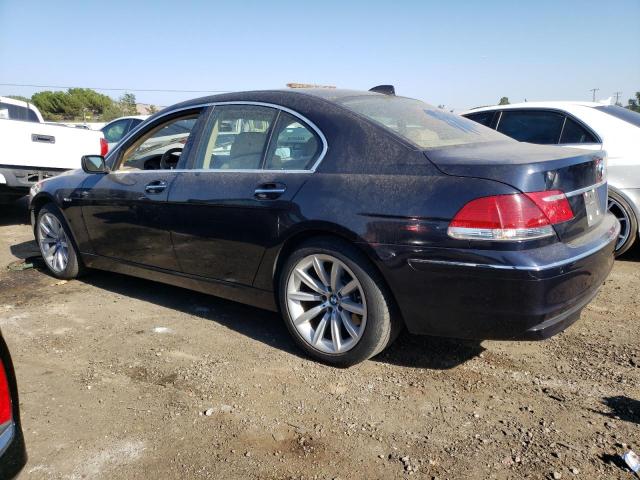 WBAHL83518DT11700 - 2008 BMW 750I I BLACK photo 2