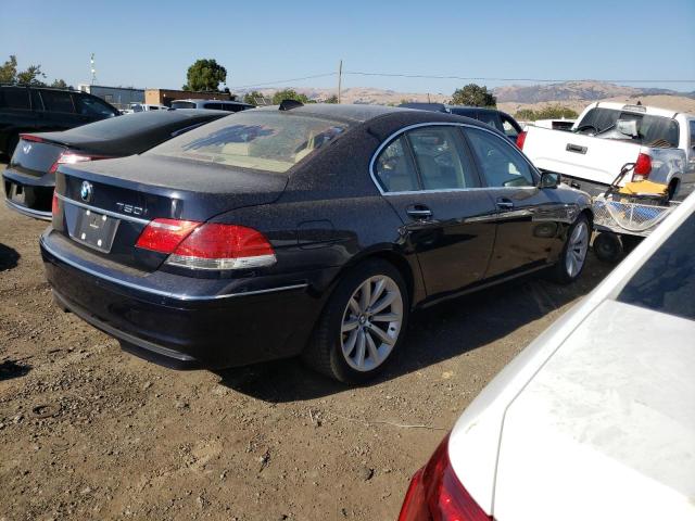 WBAHL83518DT11700 - 2008 BMW 750I I BLACK photo 3