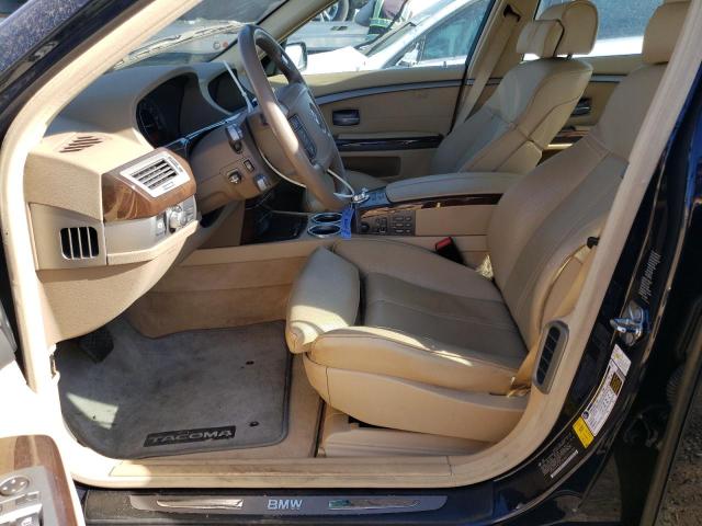 WBAHL83518DT11700 - 2008 BMW 750I I BLACK photo 7