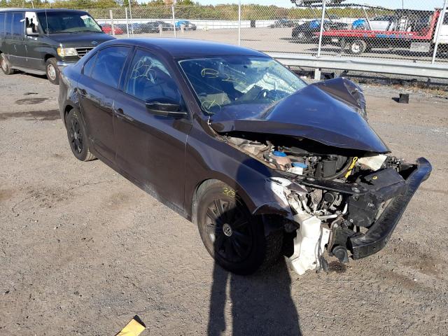 3VW2K7AJ9EM322902 - 2014 VOLKSWAGEN JETTA BASE 棕色 照片 1