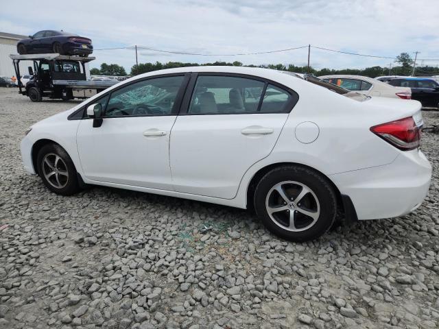 19XFB2F73FE107466 - 2015 HONDA CIVIC SE WHITE photo 2