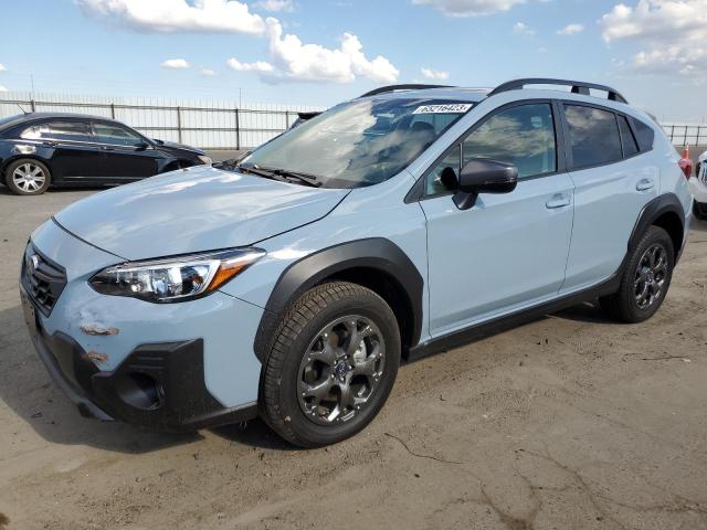 JF2GTHSC3PH321426 - 2023 SUBARU CROSSTREK SPORT BLUE photo 1