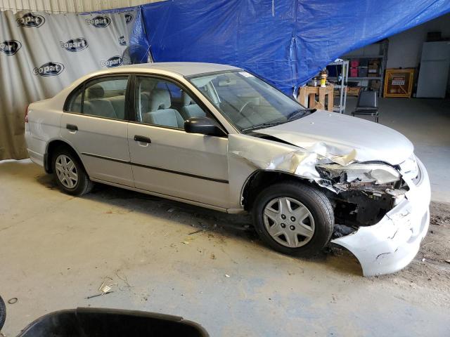 1HGES16304L008905 - 2004 HONDA CIVIC DX VP SILVER photo 4