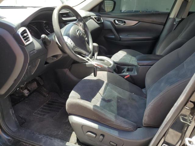 KNMAT2MT4GP656943 - 2016 NISSAN ROGUE S BLACK photo 7