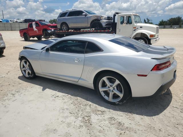 2G1FH1EJ9F9112426 - 2015 CHEVROLET CAMARO SS SILVER photo 2