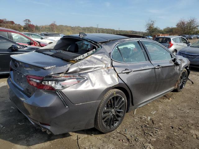 4T1KZ1AK8MU059604 - 2021 TOYOTA CAMRY TRD GRAY photo 4