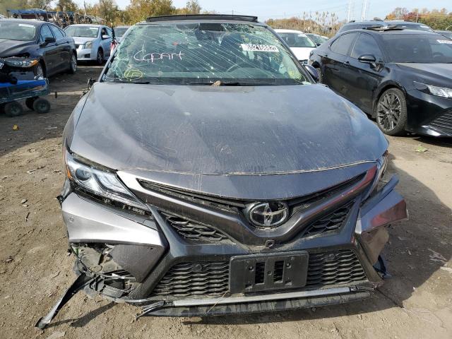 4T1KZ1AK8MU059604 - 2021 TOYOTA CAMRY TRD GRAY photo 9