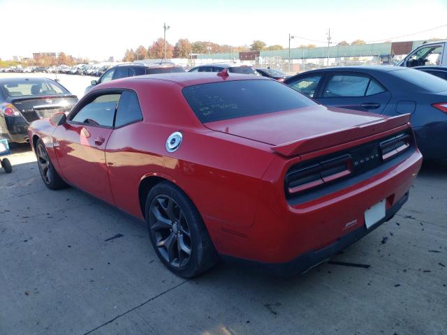 2C3CDZAG9GH249957 - 2016 DODGE CHALLENGER RED photo 3