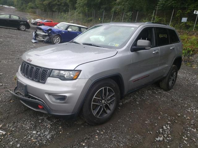 1C4RJFLT4JC446133 - 2018 JEEP GRAND CHER TRAILHAWK GRAY photo 1