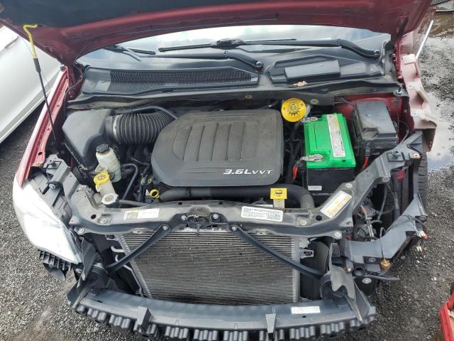 2C4RC1CG9ER311145 - 2014 CHRYSLER TOWN & COU TOURING L RED photo 12