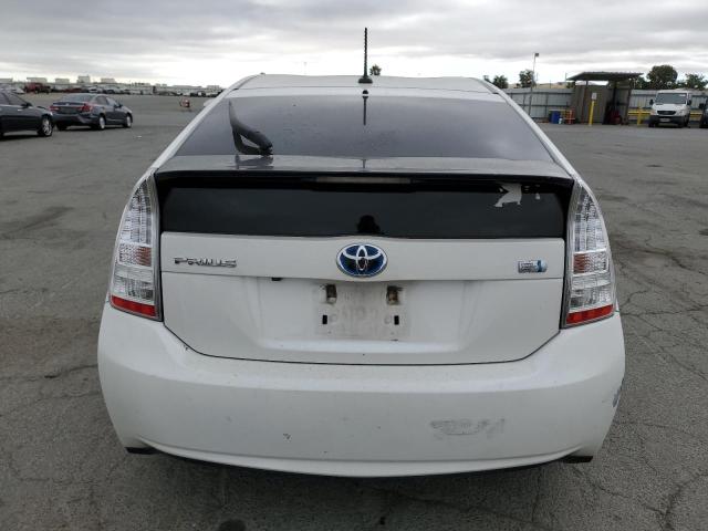 JTDKN3DU2A5207910 - 2010 TOYOTA PRIUS თეთრი ფოტო 6