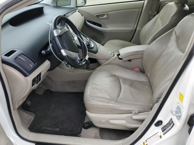 JTDKN3DU2A5207910 - 2010 TOYOTA PRIUS თეთრი ფოტო 7
