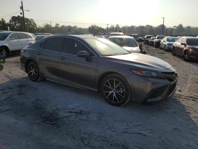 4T1G11AK6MU604311 - 2021 TOYOTA CAMRY SE GRAY photo 4