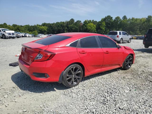 2HGFC2F81KH593796 - 2019 HONDA CIVIC SPORT RED photo 3