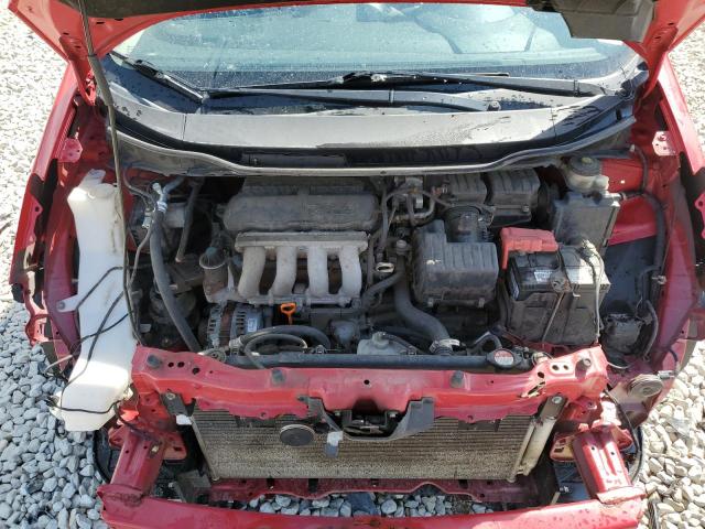 JHMGE8H34DC035902 - 2013 HONDA FIT RED photo 11