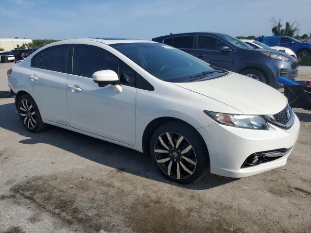 19XFB2F95EE203096 - 2014 HONDA CIVIC EXL თეთრი ფოტო 4