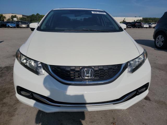 19XFB2F95EE203096 - 2014 HONDA CIVIC EXL თეთრი ფოტო 5