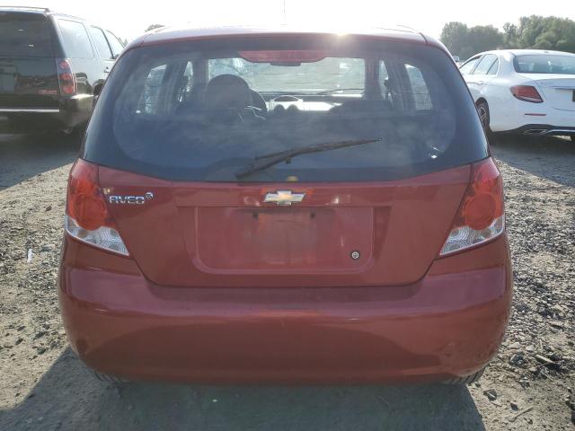 KL1TD66648B208759 - 2008 CHEVROLET AVEO BASE Qırmızı foto 6