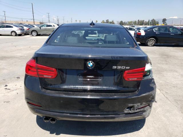 WBA8E1C30HA029131 - 2017 BMW 330E BLACK photo 6