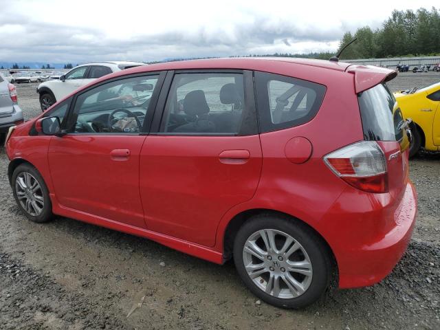 JHMGE8H44AC015489 - 2010 HONDA FIT SPORT RED photo 2