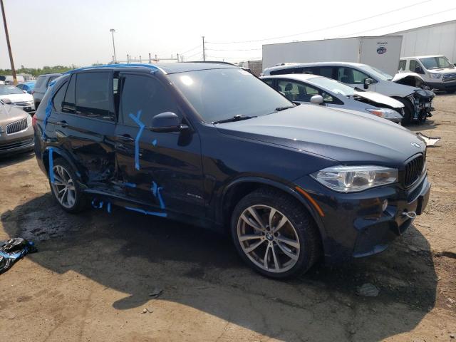 5UXKR0C57H0V49906 - 2017 BMW X5 XDRIVE35I BLUE photo 4