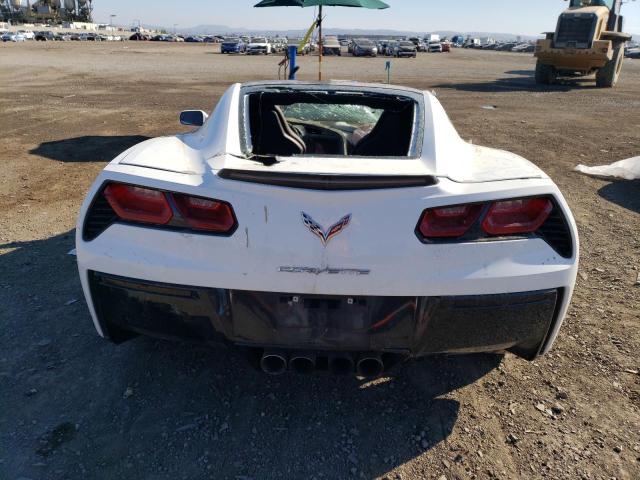 1G1YB2D76K5112008 - 2019 CHEVROLET CORVETTE STINGRAY 1LT WHITE photo 6