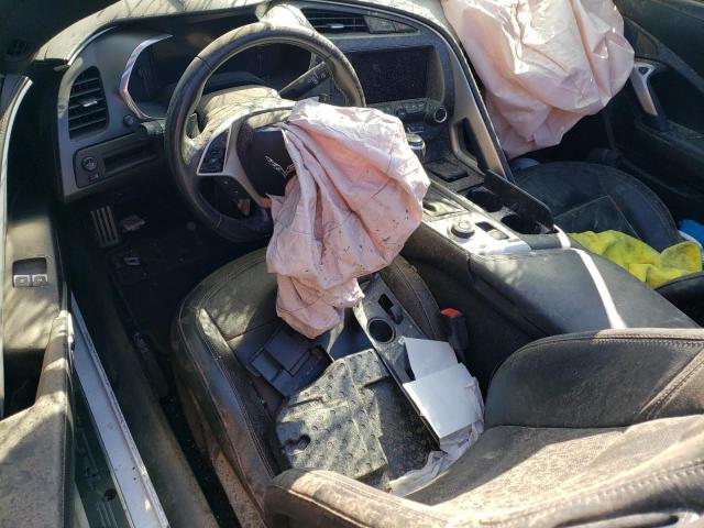 1G1YB2D76K5112008 - 2019 CHEVROLET CORVETTE STINGRAY 1LT WHITE photo 8