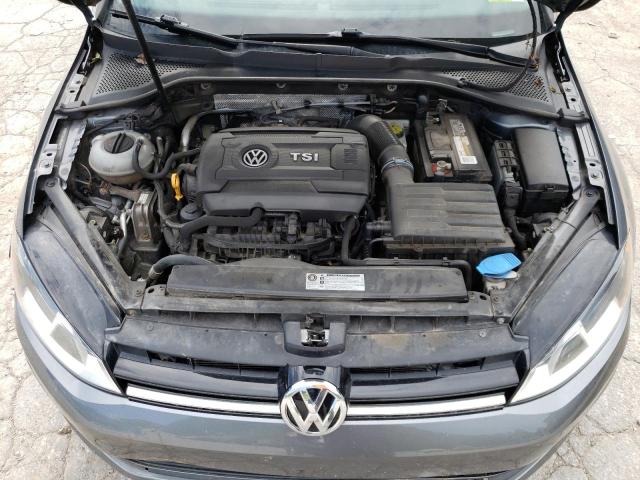 3VW217AU4GM038772 - 2016 VOLKSWAGEN GOLF S/SE GRAY photo 11