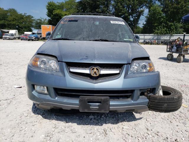 2HNYD18846H524127 - 2006 ACURA MDX TOURING BLUE photo 5