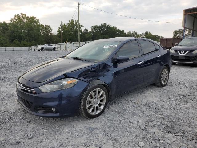 1C3CDFCB7ED909715 - 2014 DODGE DART LIMITED BLUE photo 1